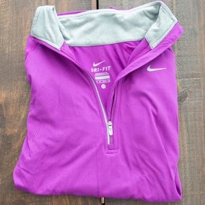 Purple Nike Dri-Fit Sweater